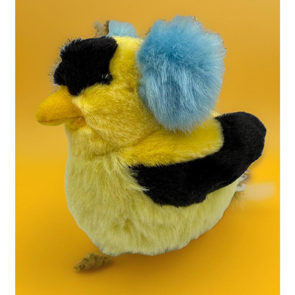 Wild Republic Audubon Birds Plush American Goldfinch with Real Bird Calls
